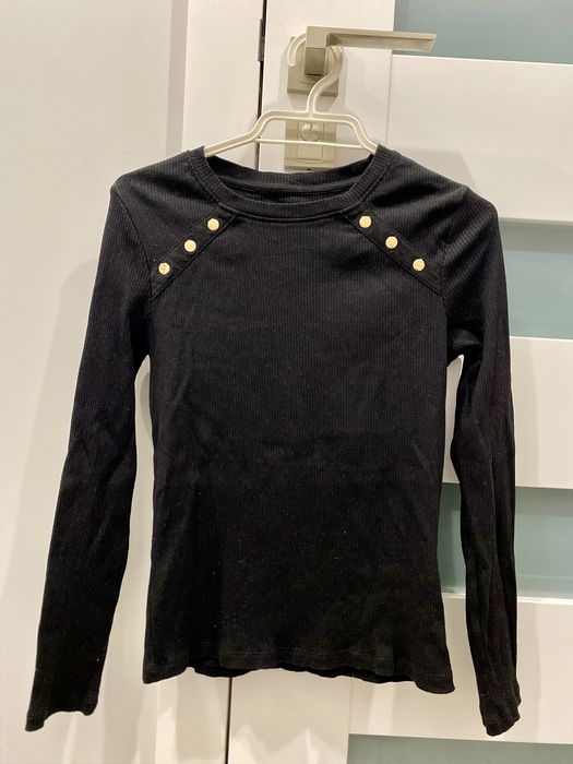 Czarna bluzka longsleeve sinsay M