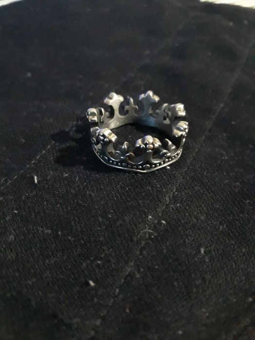 Кольцо "корона" из ювелирной стали