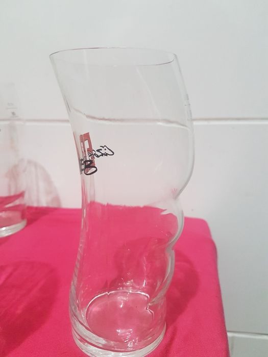 Pięć nowych oryginalnych krzywych szklanek 0,3l Glass Decor