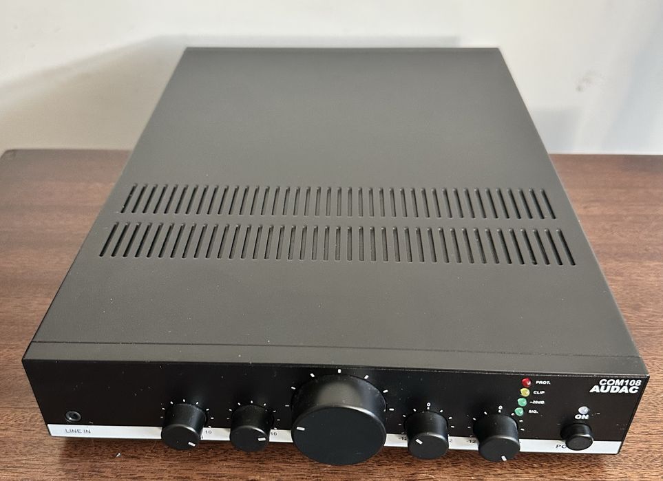 Amplificador Audac COM108 80w 70/100v