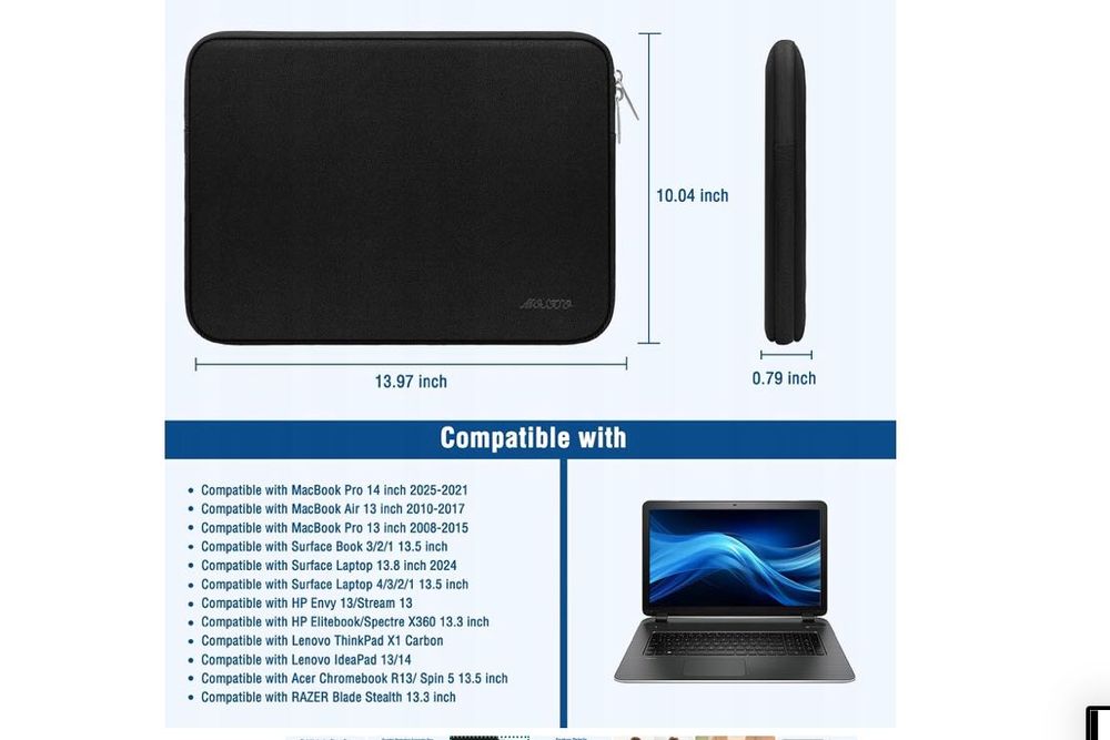MOSISO Etui, pokrowiec na laptop 13,3''