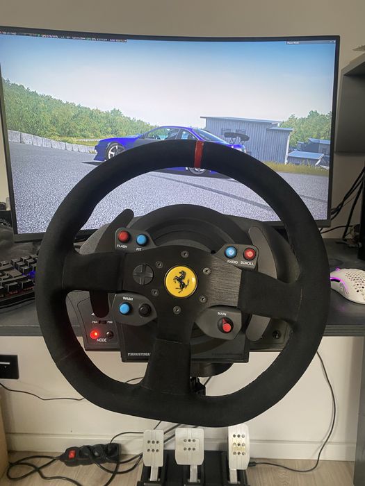 Kierownica thrustmaster T300 GT RS alcantlara + TLCM simracing obręcz