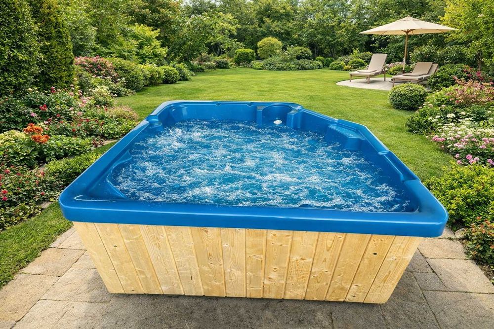Jacuzzi balia bania piec masaż SPA ogrodowe LED transport GRATIS