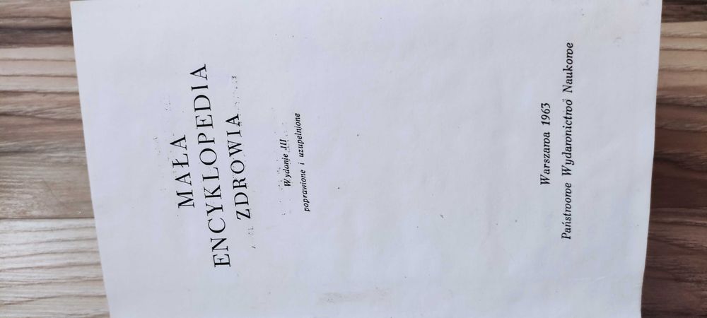 Mała Encyklopedia Zdrowia, PWN 1963