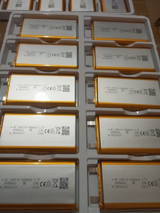 Аккумулятор литий-пол. Li-pol 3,7V 10000mAh 12х60х110 mm Октябрь 2025