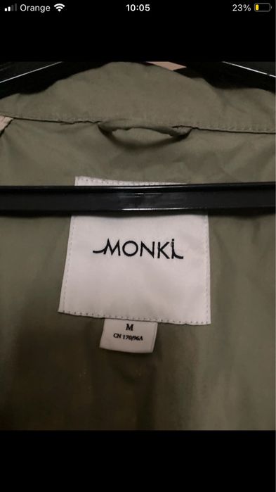 Zielona parka Monki