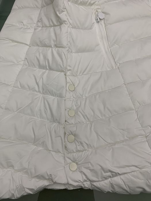 Casaco sem mangas branco L - Novo