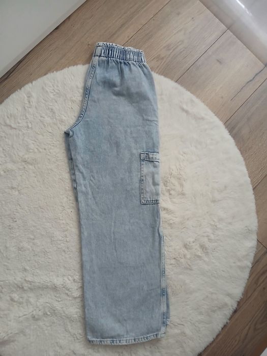 H&M jeansy wide leg 146