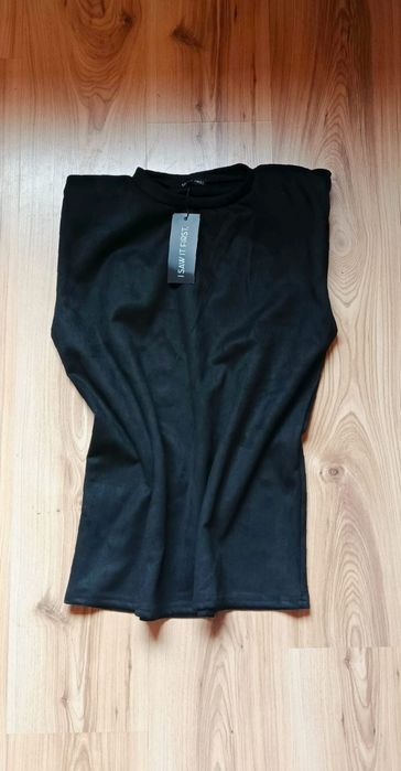 T-shirt damski z poduszkami na ramionach I saw It first S 36 8