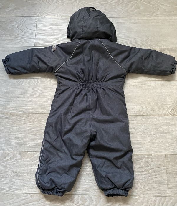 Зимовий графітовий комбінезон з опушкою DoRechi (розмір - 80 см)