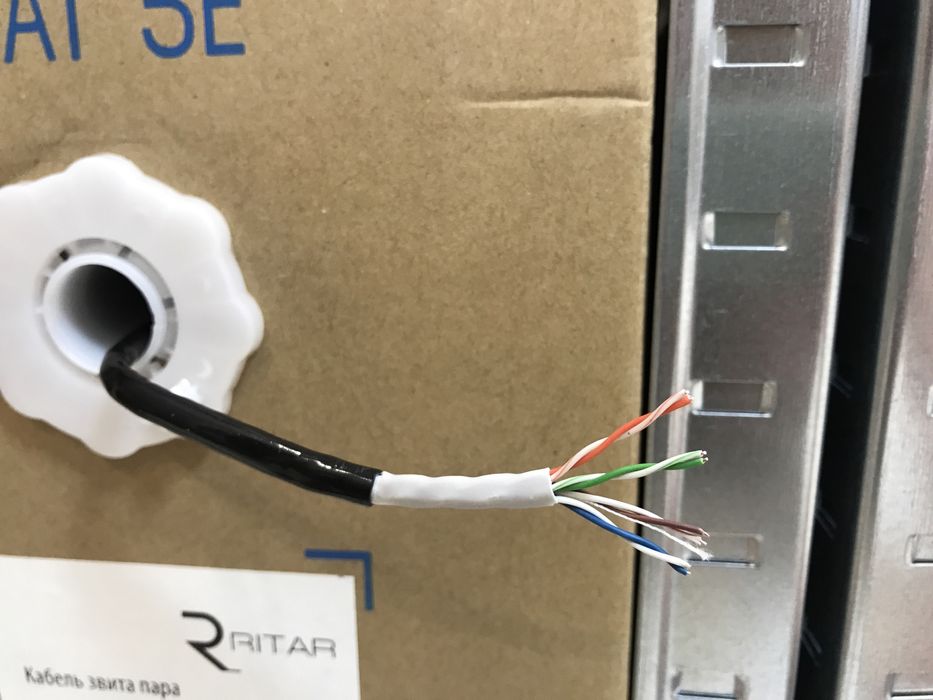 ХИТ! Внешняя уличная Витая Пара в двойной оплётке Cat-5E UTP 4*2*0.5