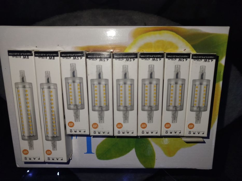 Світлодіодні LED лампи Faro R7s (78мм/118мм) 8W та 4.5W