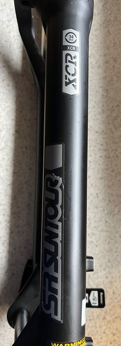 Amortyzator rowerowy SR SUNTOUR XCR 34