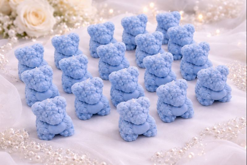 Świeczka sojowa Podziękowania dla gości Prezent Urodziny Chrzest Komun