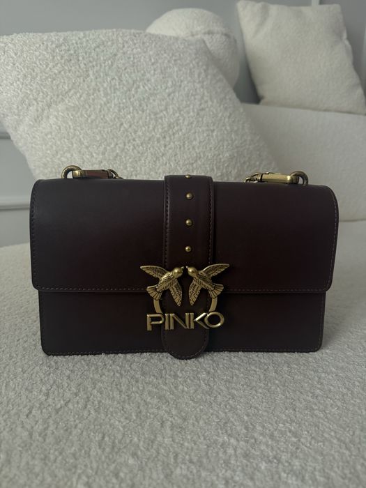 Czekoladowa torebka PINKO oryginalna