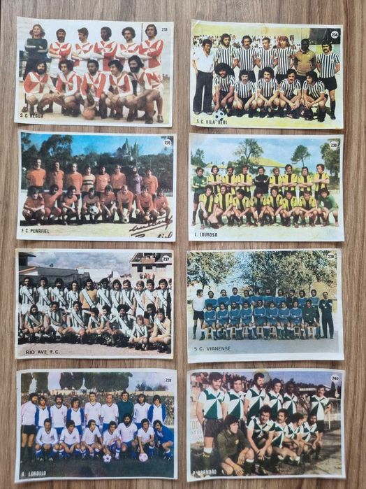 Cromos de equipas de futebol 1977/78