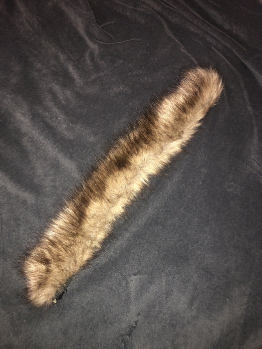 Хутро штучне комір на блискавці