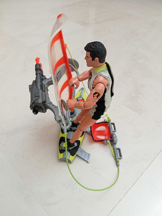 Action man windsurfer