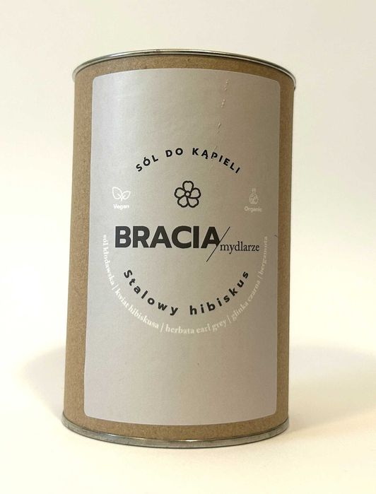Bracia Mydlarze sól do kąpieli stalowy hibiskus, 300 g