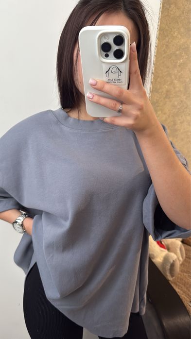 оверсайз футболка h&m