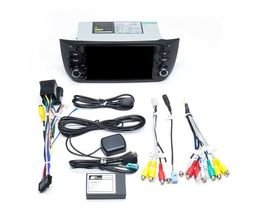 Radio 2 DIN Android 13 Fiat Punto EVO Grande Punto – GPS WIFI CarPlay