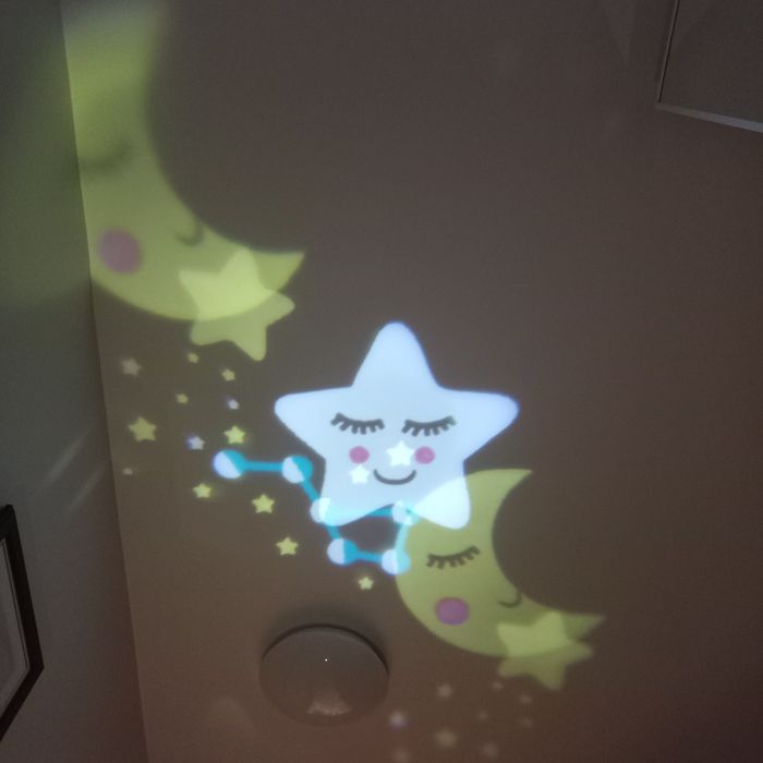 Lampka nocna, projektor