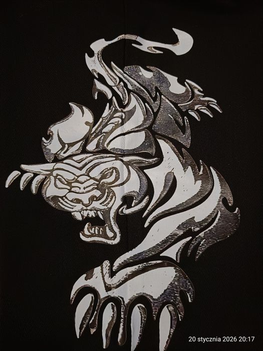 Spodnie Jeansy StreetwearJnco czarne młodzieżowe męskie  90cm pas