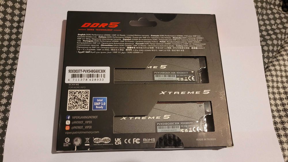 Patriot VIPER Extreme 5 48GB ( 2 x 24 ) DDR5 6000/30