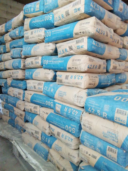 25 кг М 500 Ивано-Франковск цемент. Песок. Щебень. Гранотсев. В мешках