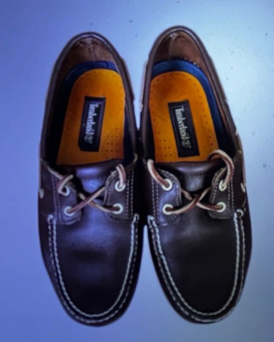Мужская кожаная обувь, топсайдер Timberland