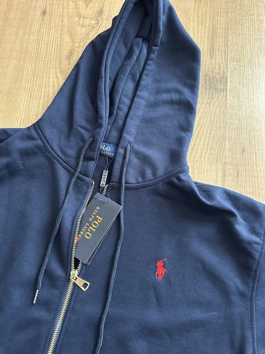 Casaco azul com capuz Ralph Lauren