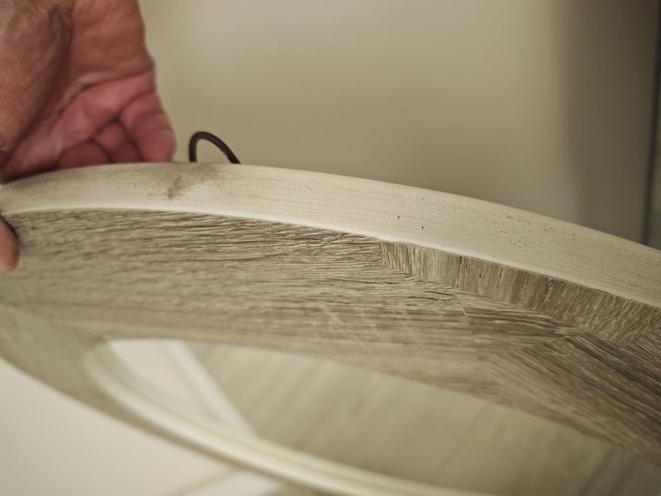 Duże  lustro Boho scandi  wabi sabi