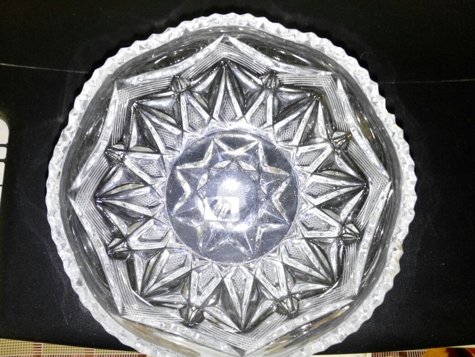 Хрустальная салатница, времен СССР