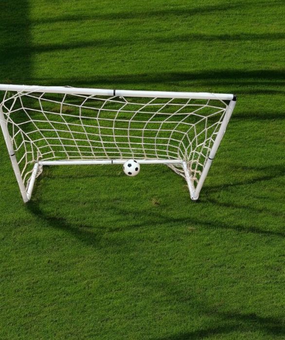 Hit! Bramka piłkarska z piłką i pompką gotowy zestaw do gry!