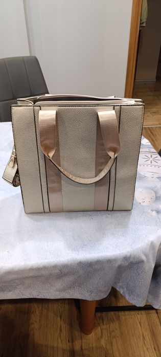 Torebka damska złota do ręki i na ramię