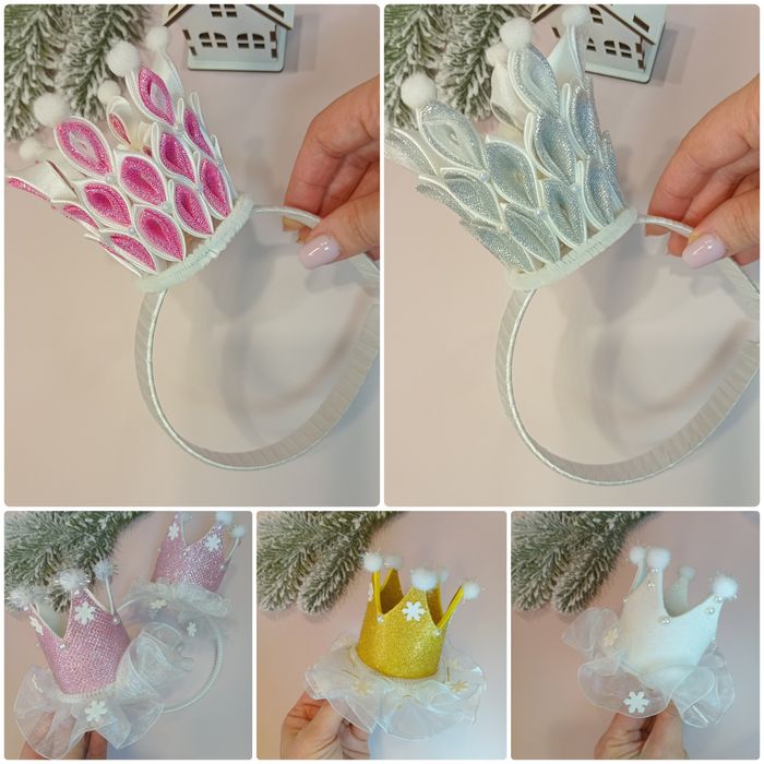 Новорічна корона. Зимова корона.Снігова королева