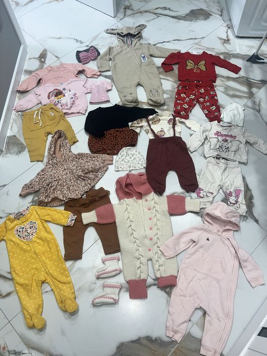 Костюм ромпер теплий 6-9,12-24