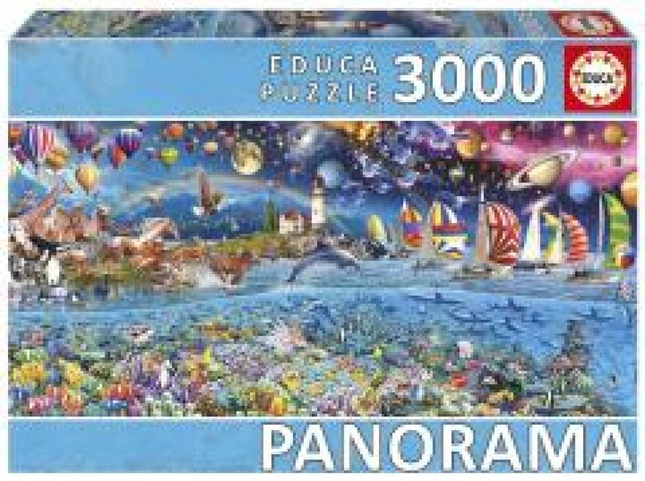 Puzzle 3000 Życie panorama pudełko,324x463 mm