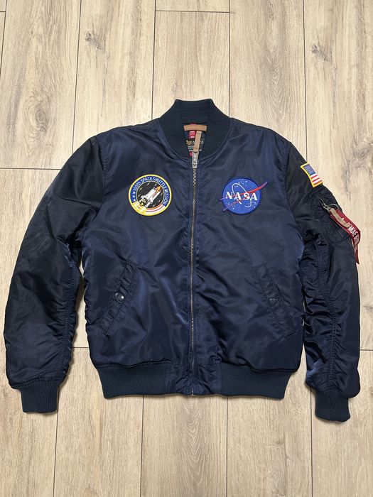 Куртка-бомбер Alpha Industries MA-1 VF NASA