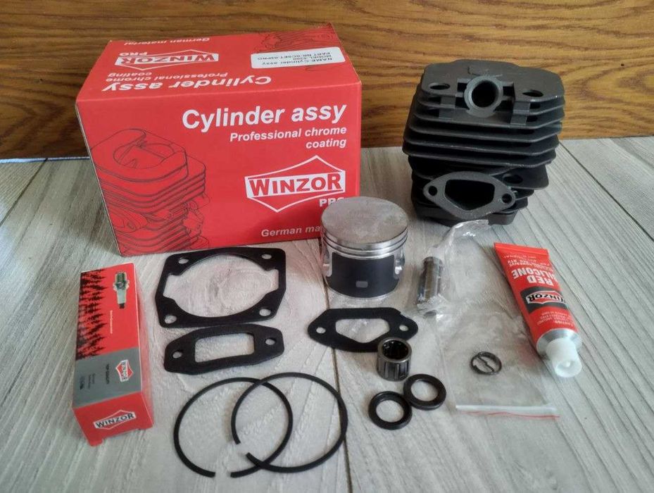 поршнева  бензопили 3 шари напилення4500/5200/5800 Winzor супер якість