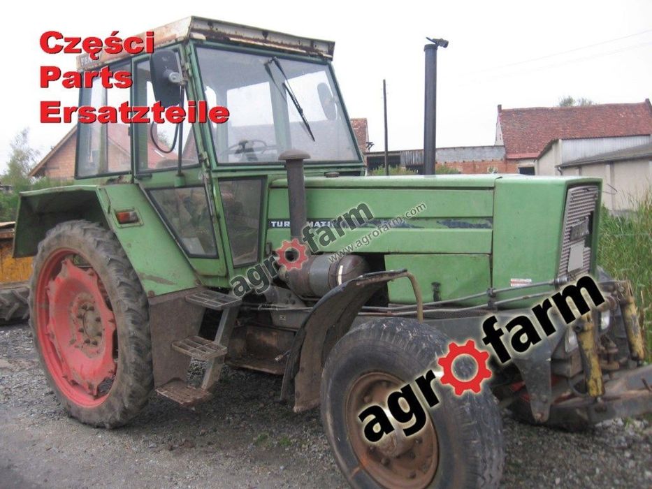 Fendt 612 silnik, części skrzynia biegów, zwolnica