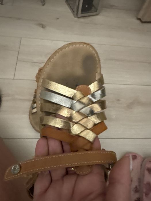 Sandalki 20zl miedziane!