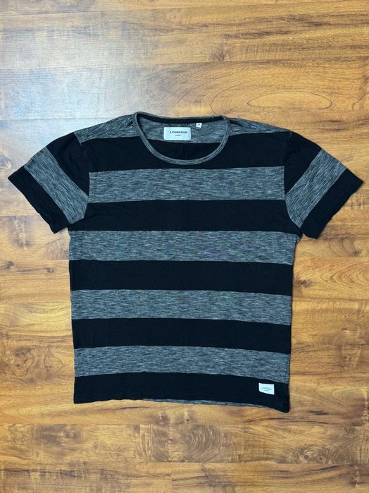 Koszulka w paski bawełniana tshirt Lindbergh White rozmiar M