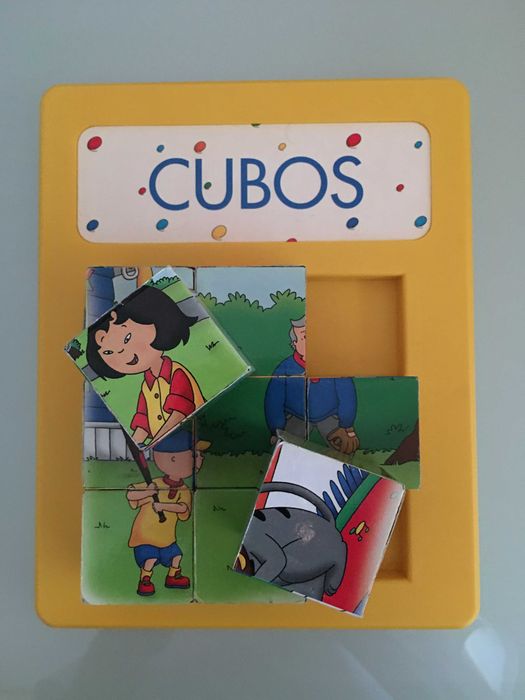 Jogo de cubos do Ruca - 9 cubos/6 imagens (portes incluídos)