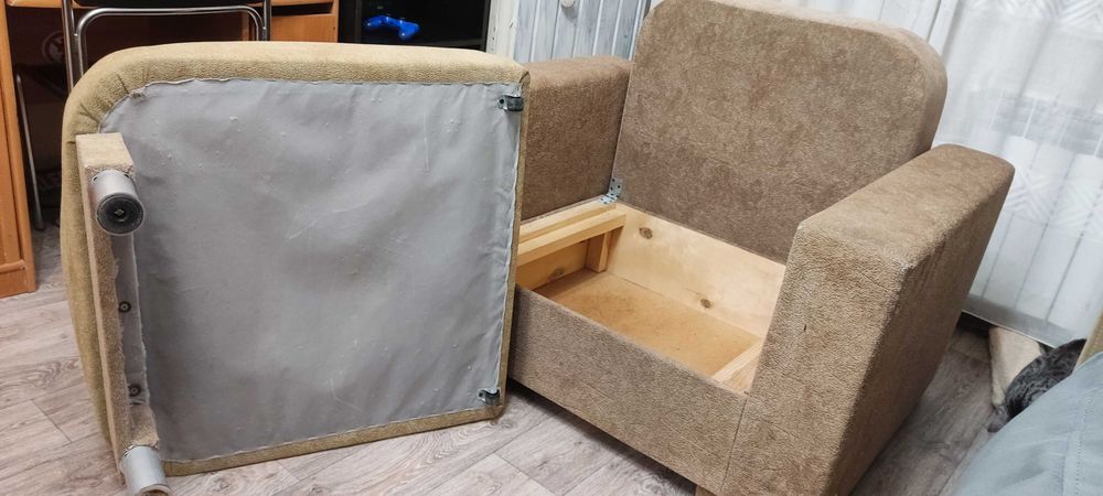 Крісло м’яке розкладне