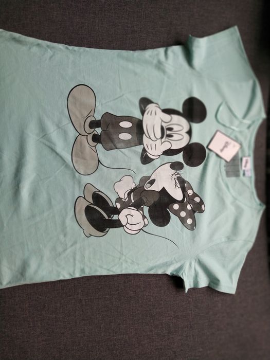 DISNEY by BPC miętowy NOWY t-shirt Mickey Mouse r.42