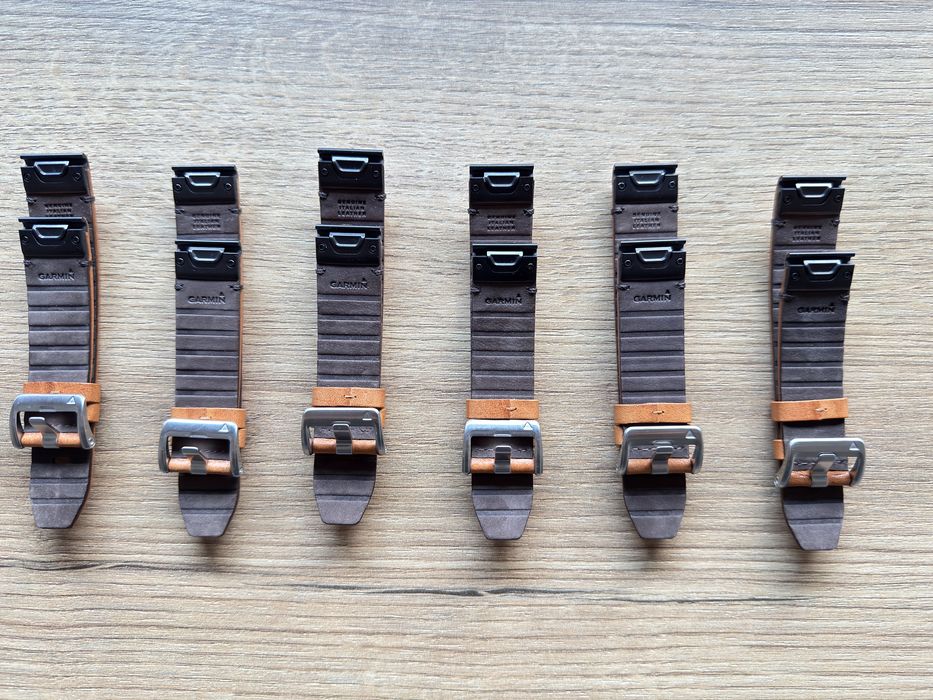 Garmin Pasek Skórzany Chestnut 22mm Quickfit Oryginalny