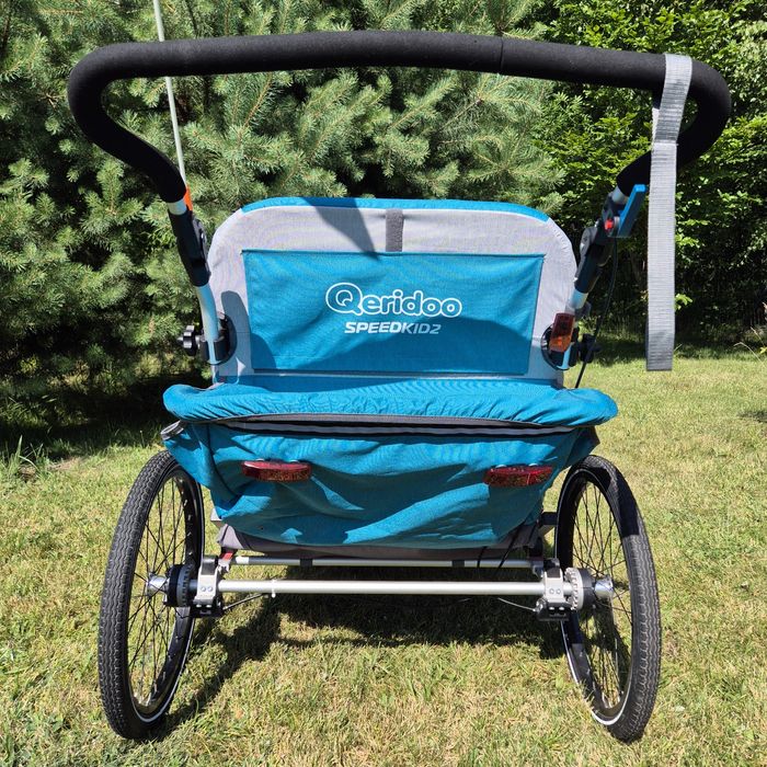 Przyczepka rowerowa riksza wózek rowerowy dla dzieci qeridoo