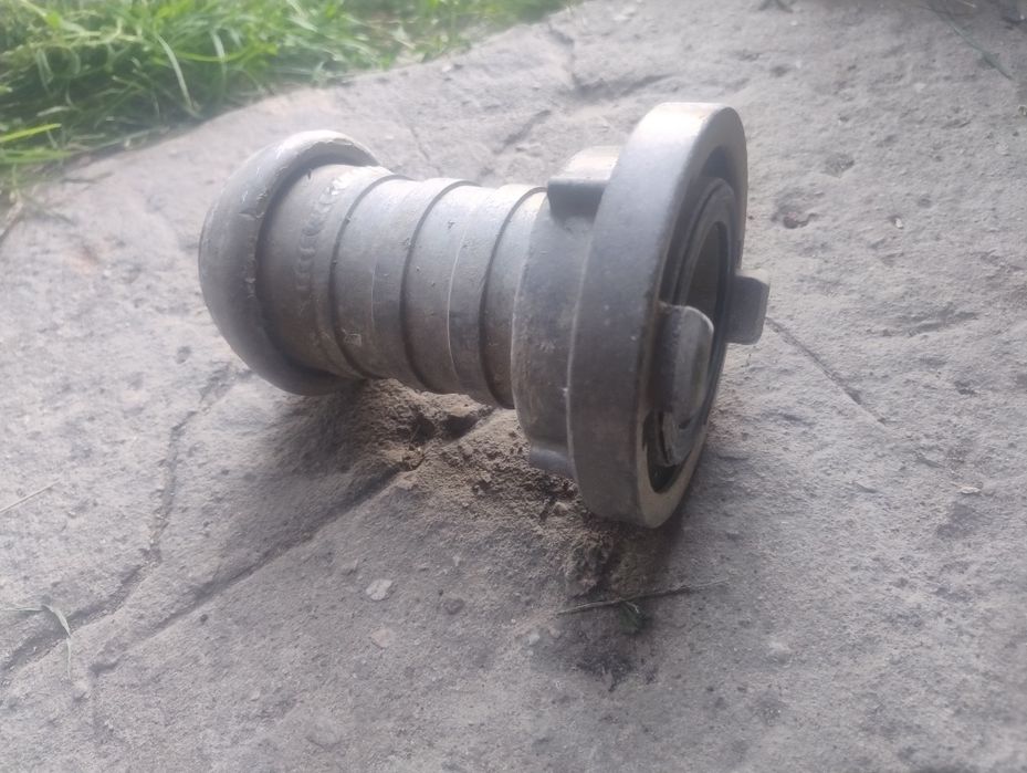 Przejściówka 75mm wąż strażacki/rura aluminiowa