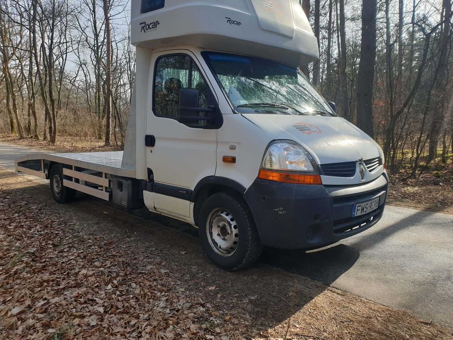 Master 2.5d 120km Autolaweta laweta najazd Klima 2007r Nowy najazd